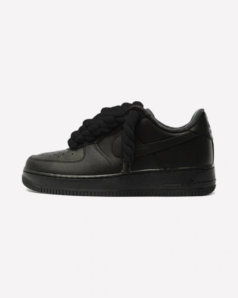 Nike Air Force 1 Low Black Rope Laces – Sneaker Lane