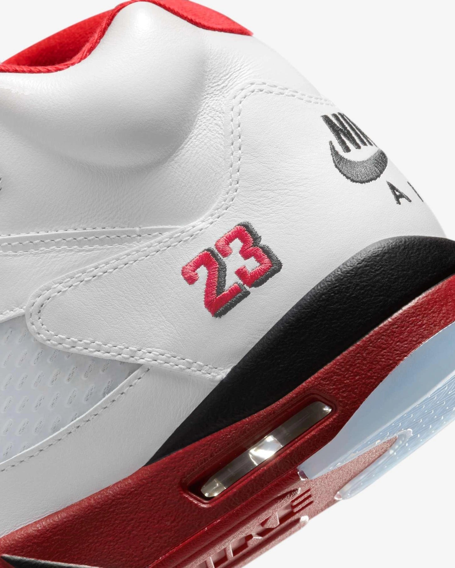 Air Jordan 5 Retro Fire Red Black Tongue (2025)