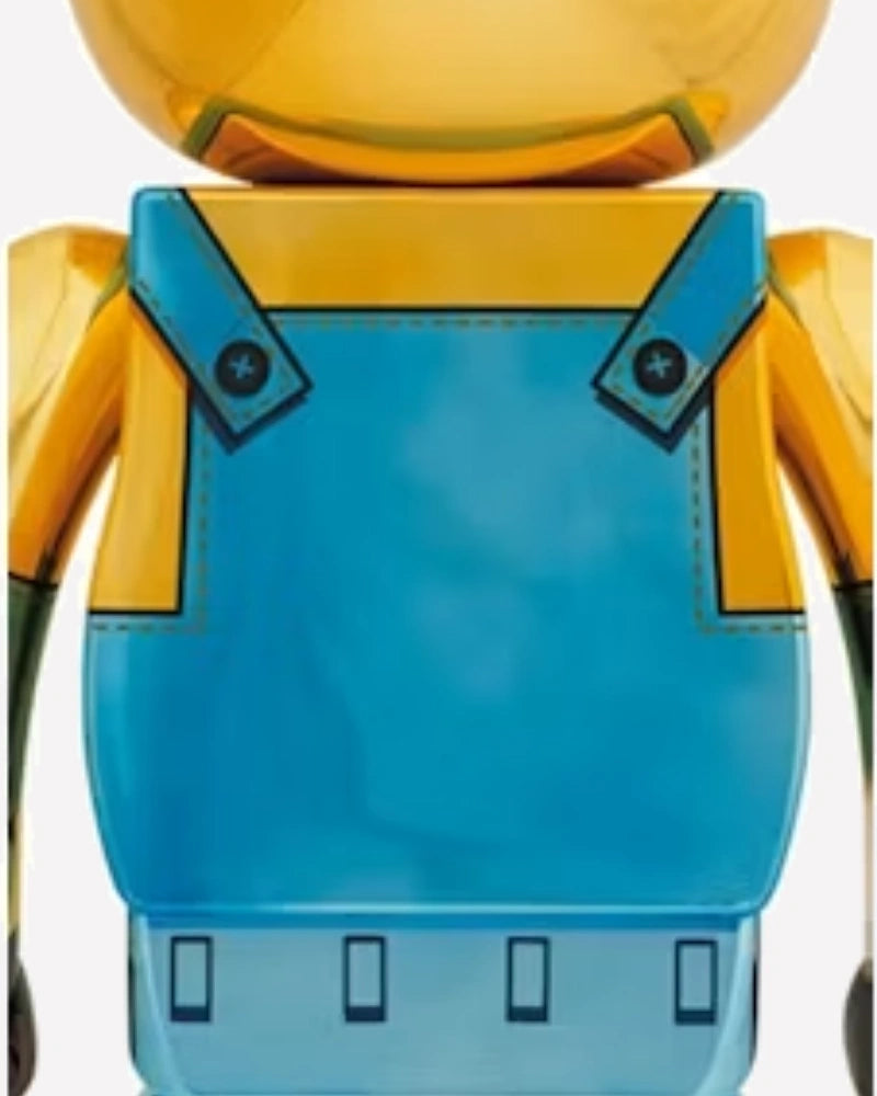 Bearbrick x Minions Kevin Chrome Ver. 1000%