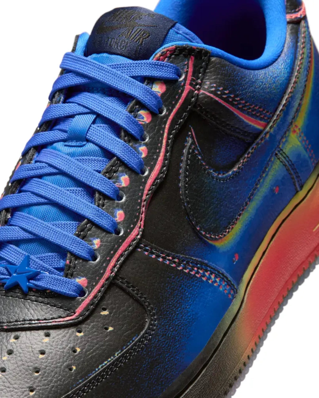 Nike Air Force 1 Low Retro Heat Map Black Racer Blue