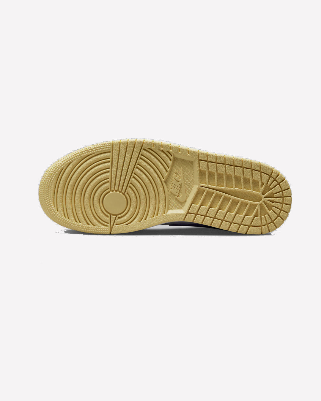 Jordan 1 Mid Lemon Wash Lapis — vista superior del par