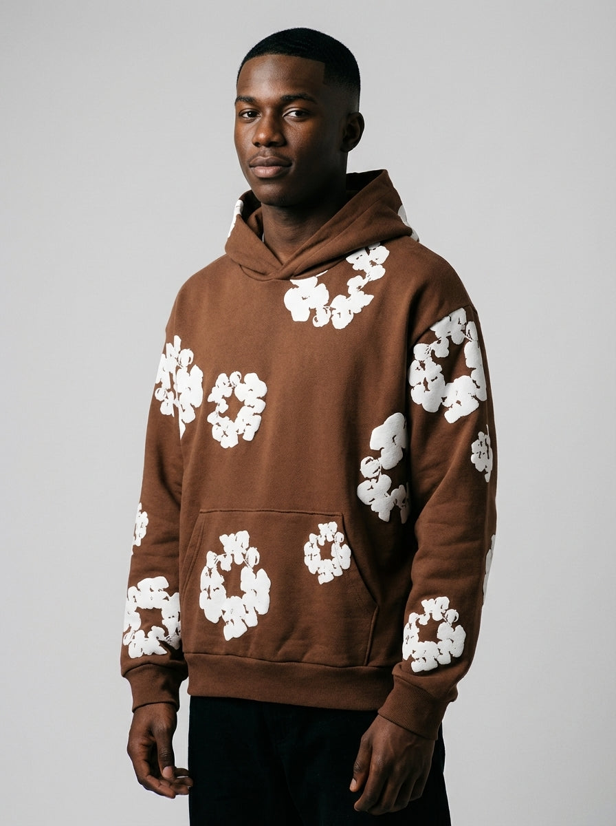 Denim Tears The Cotton Wreath Sweatshirt Brown
