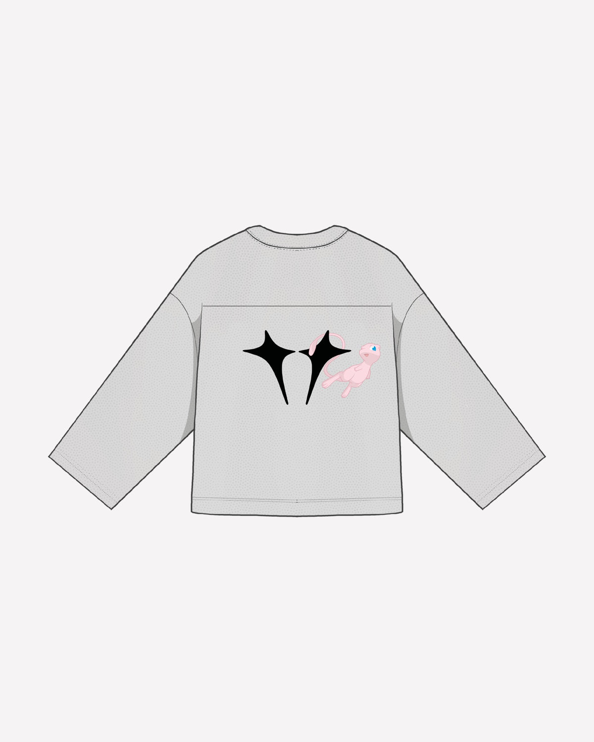 Jot_ta 010 Mew Longsleeve x Sneaker Lane — Grey (espalda)