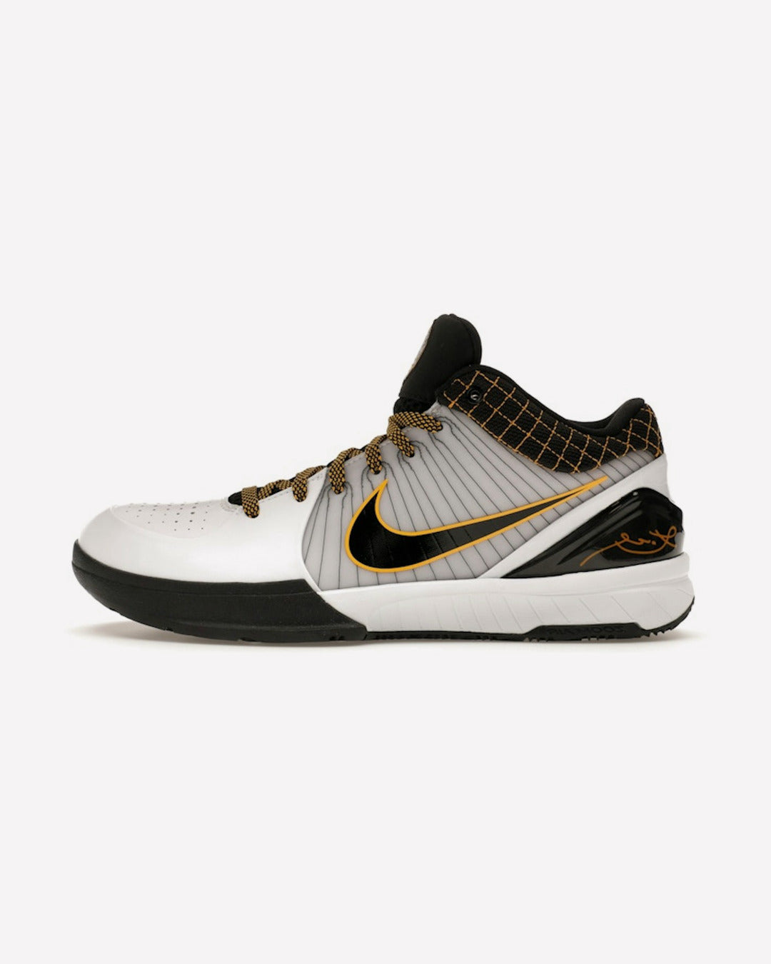 Nike Kobe 4 Protro White Black Del Sol