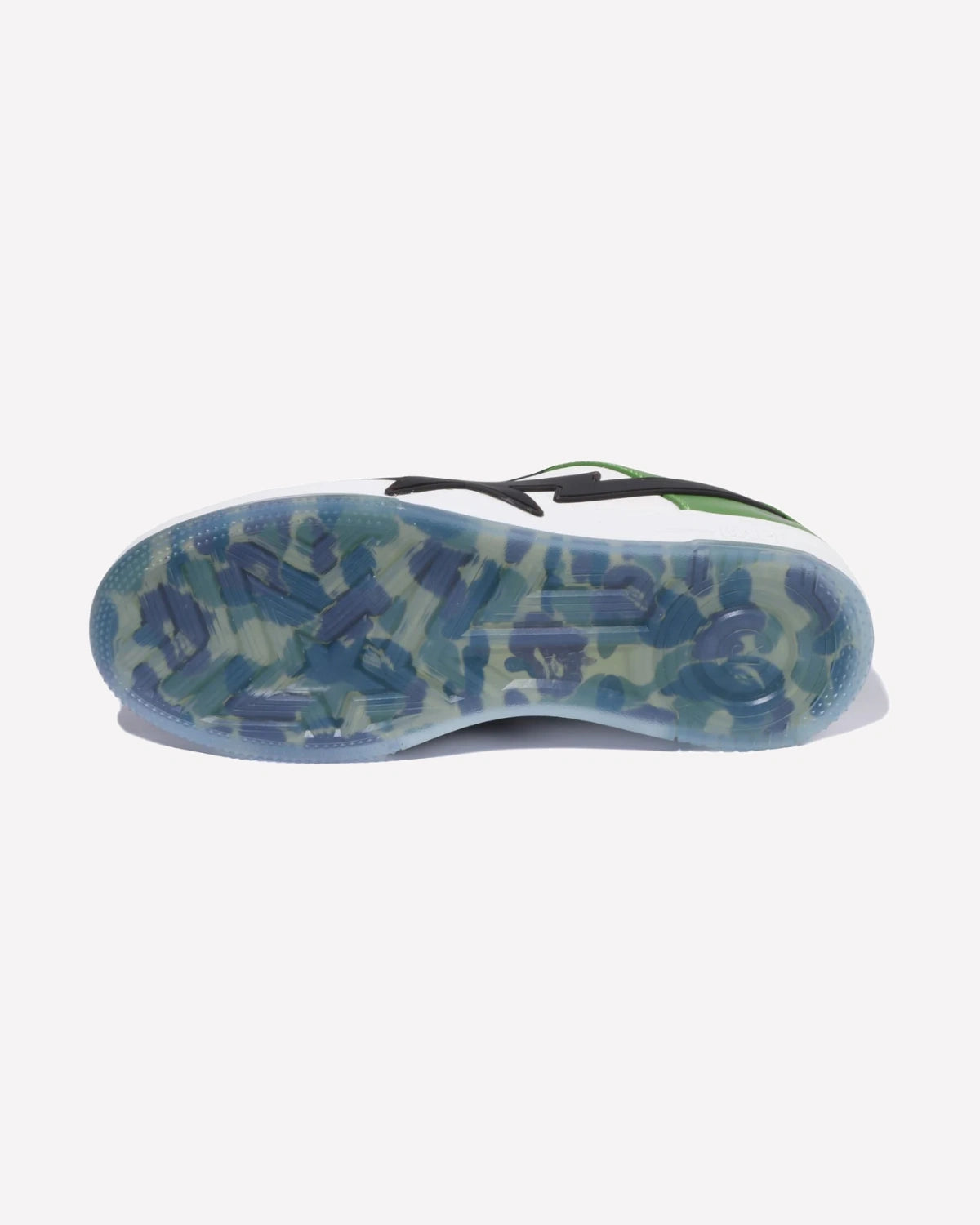 A Bathing Ape Bape Sta OS White Green
