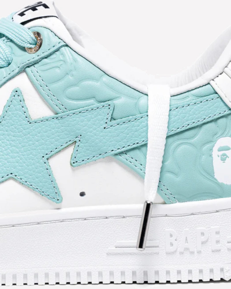 A Bathing Ape Bape Sta #4 Line Camo White Sax