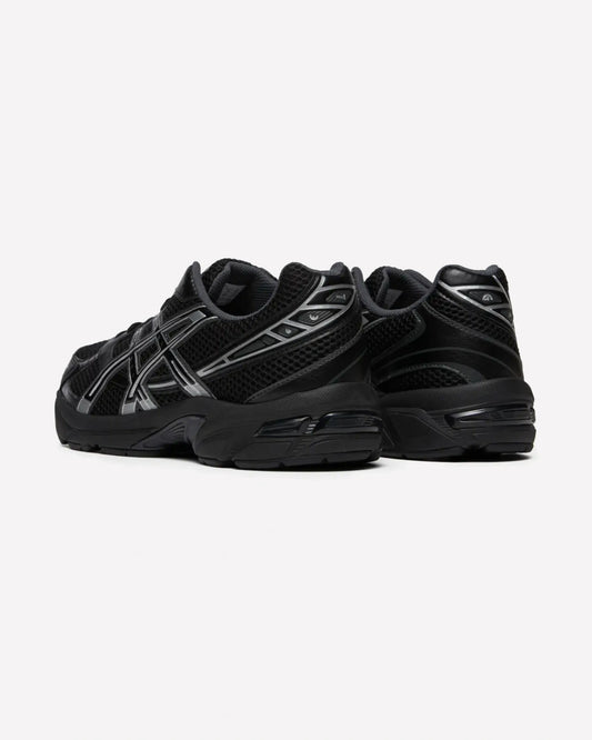 ASICS Gel-1130 Black Pure Silver — detalle del talón