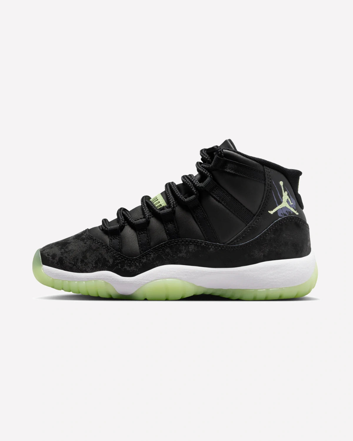 Air Jordan 11 Retro Black Barely Volt (GS)
