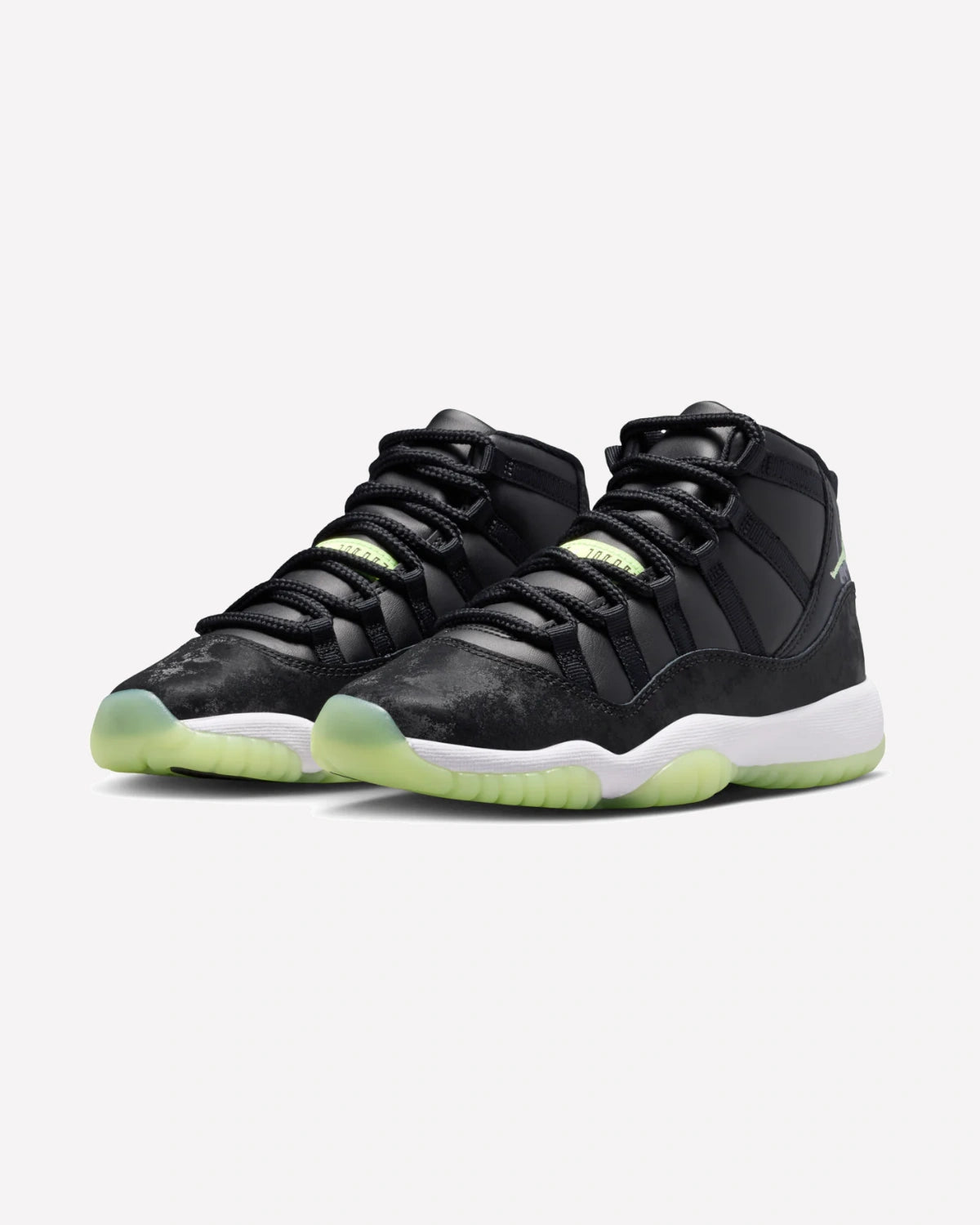Air Jordan 11 Retro Black Barely Volt (GS)