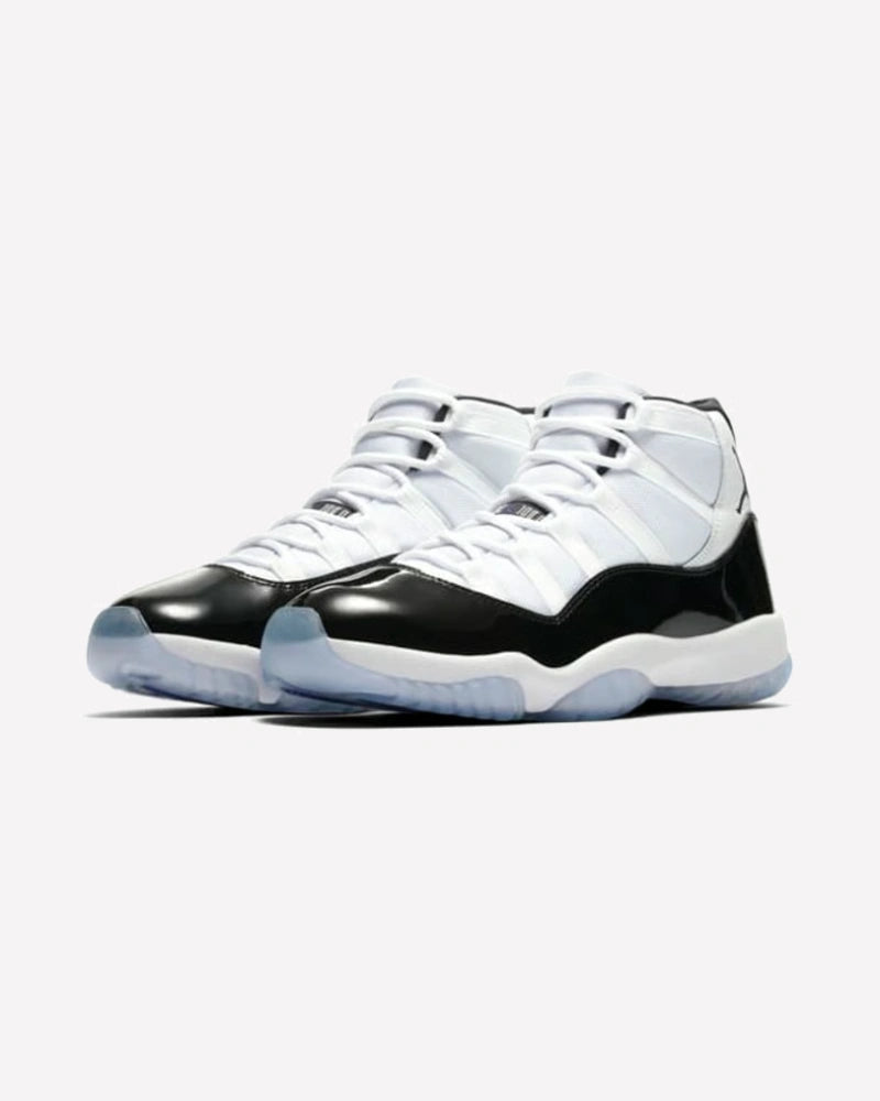 Jordan 11 Retro Concord (2018) — detalle del talón