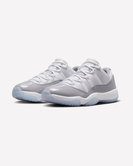 Jordan 11 Retro Low Cement Grey — vista superior