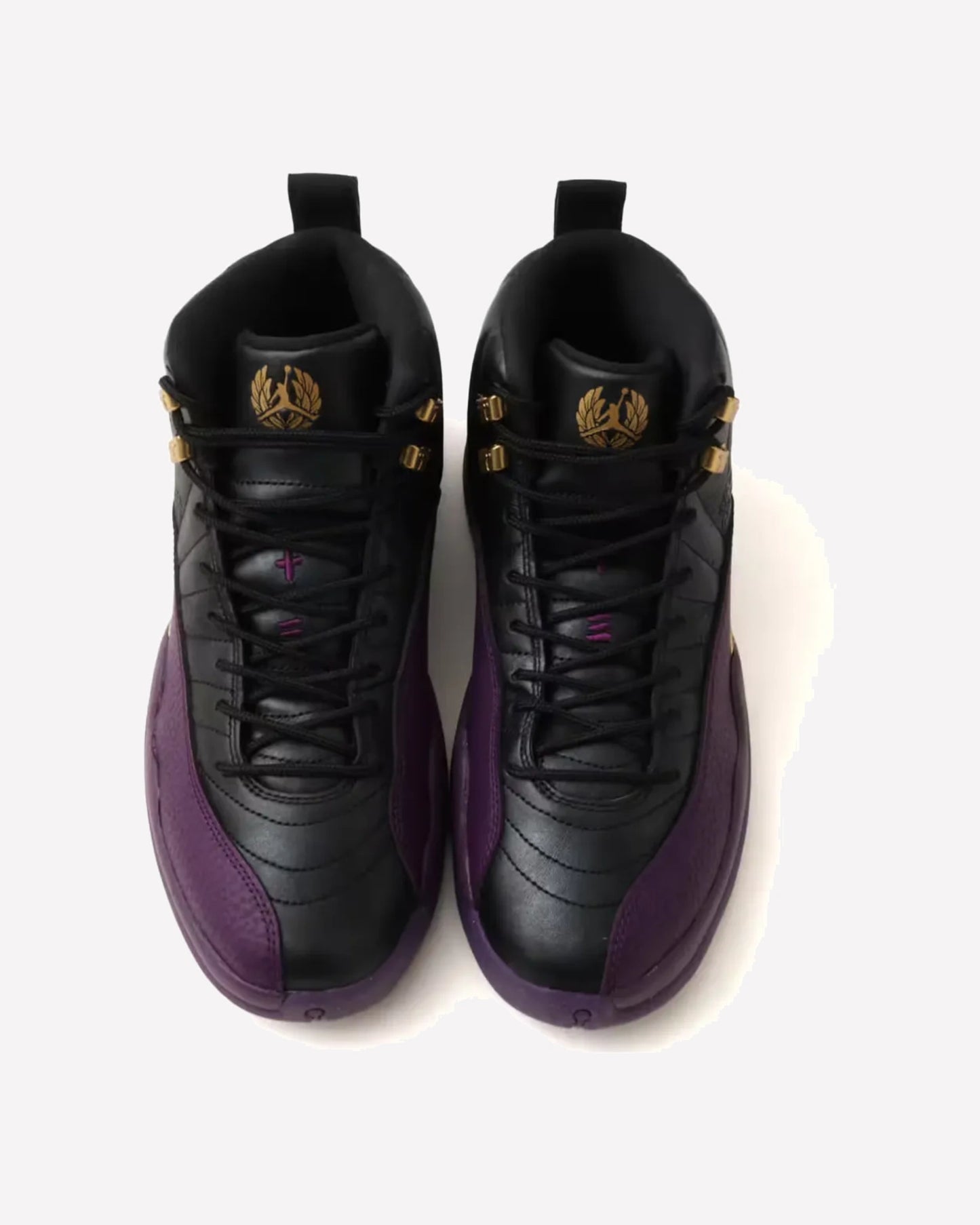 Jordan 12 Retro Sumo Night Purple — Detalle del talón