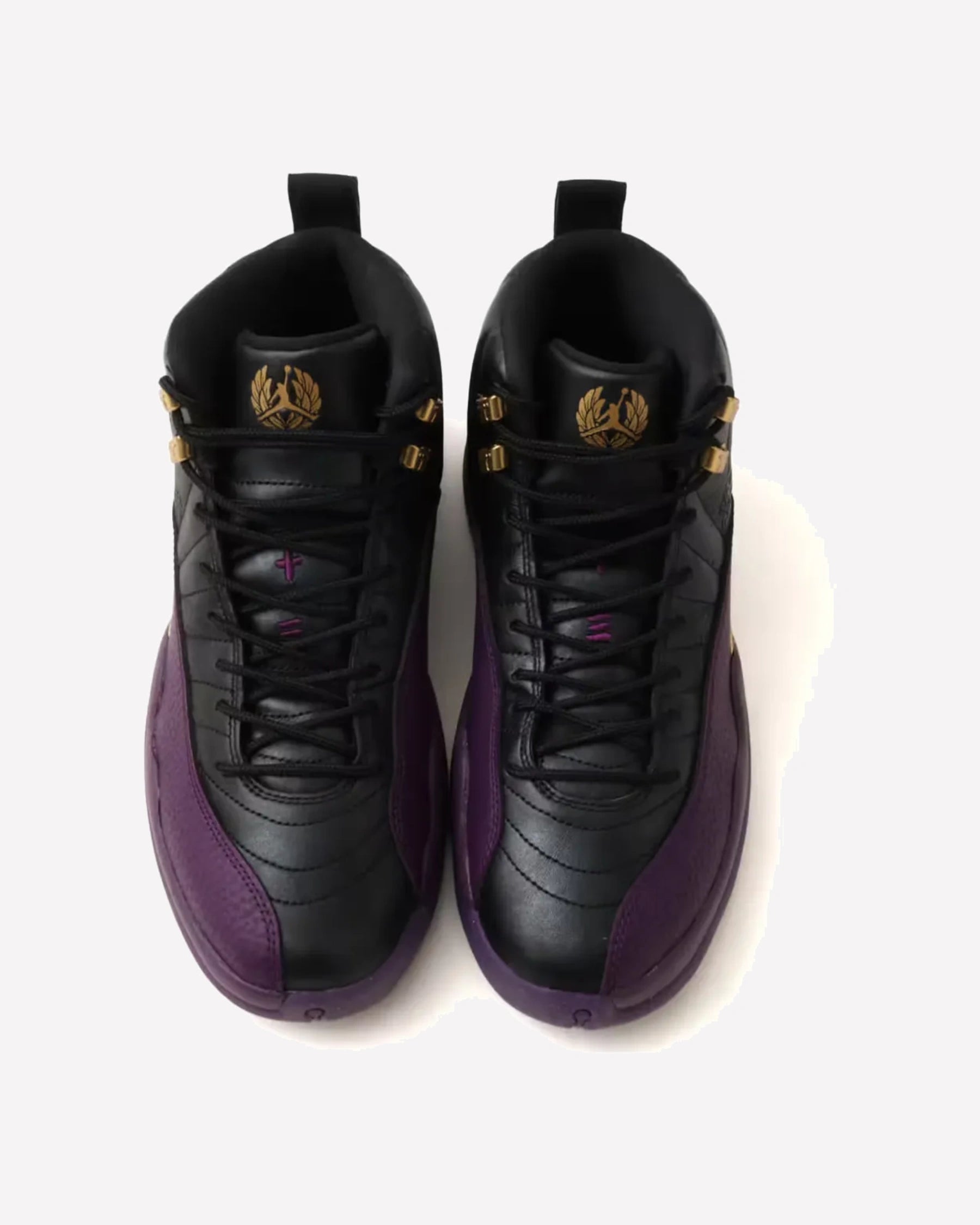Jordan 12 Retro Sumo Night Purple — Detalle del talón