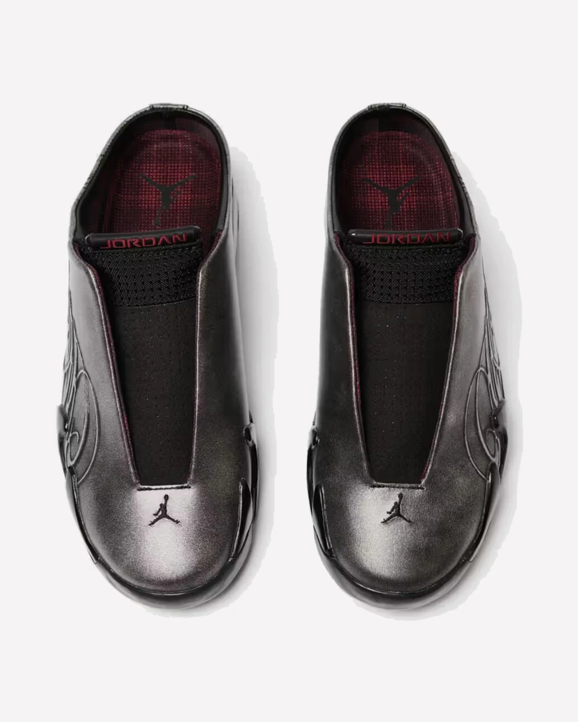 Jordan 14 Retro Mule Mowalola Burnt Red — suela