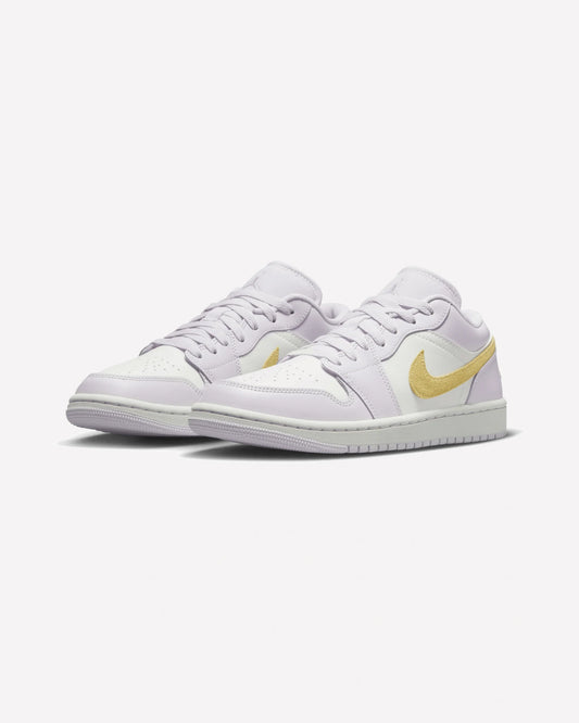 Jordan 1 Low Barely Grape — vista superior del par