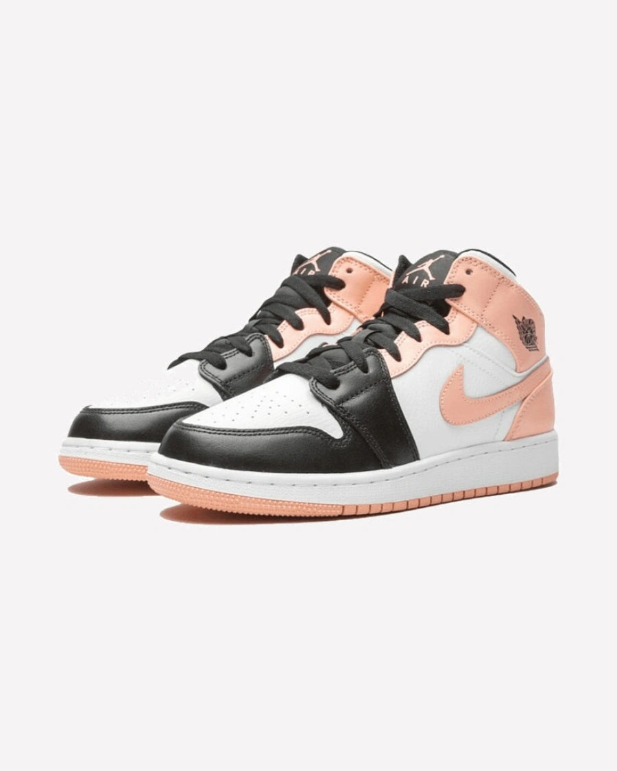 Air Jordan 1 Mid Arctic Orange Black Toe (GS)