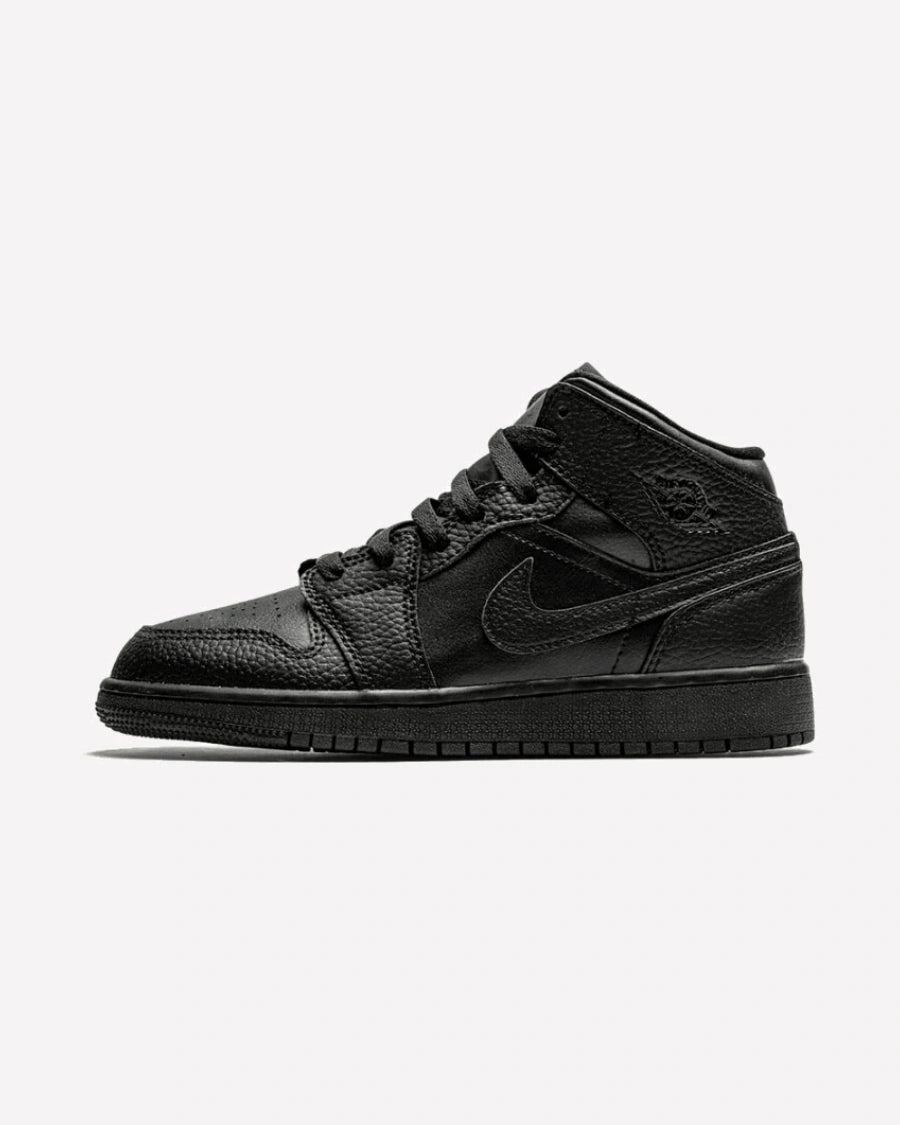 Air Jordan 1 Mid Black (GS)
