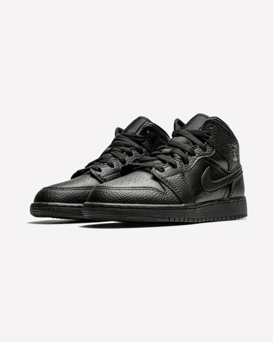 Air Jordan 1 Mid Black (GS)