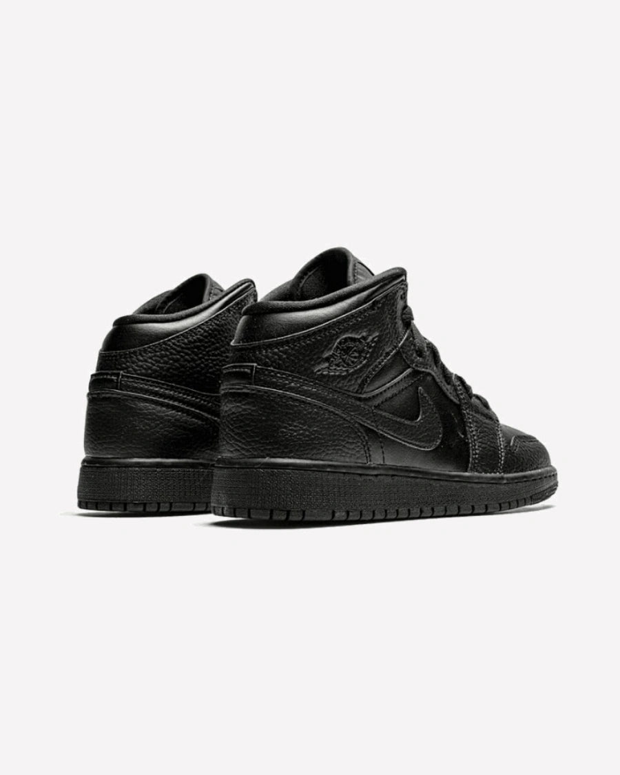 Air Jordan 1 Mid Black (GS)
