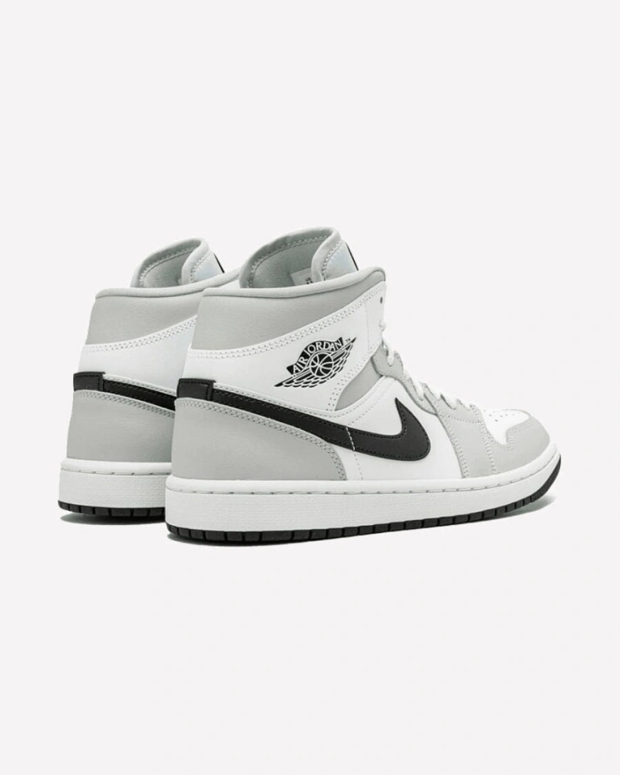 Air Jordan 1 Mid Light Smoke Grey Black