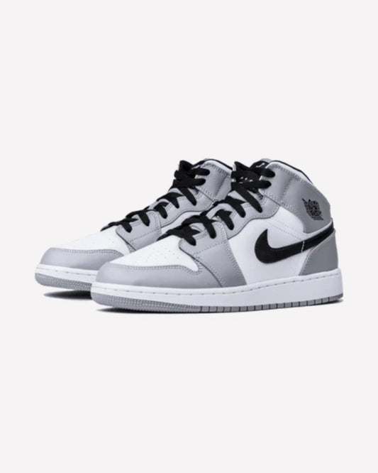Air Jordan 1 Mid Light Smoke Grey (GS)