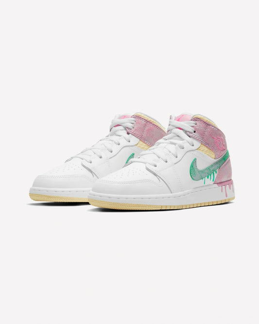 Air Jordan 1 Mid Paint Drip (GS)
