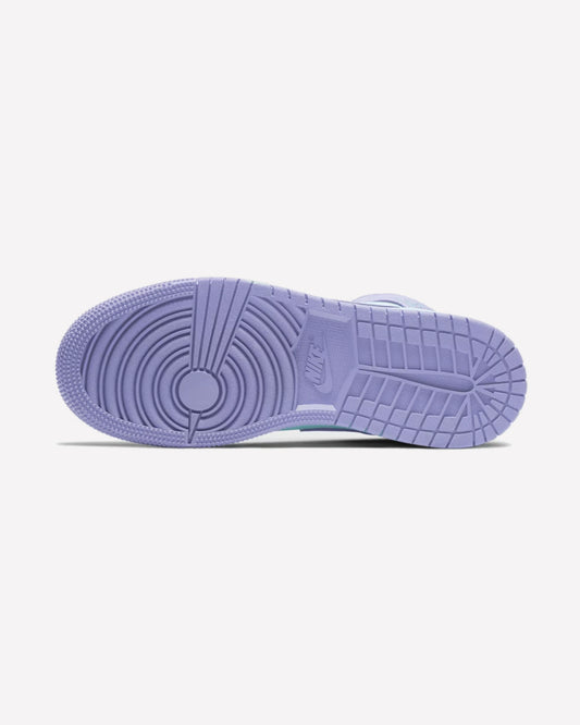 Air Jordan 1 Mid Purple Aqua (GS)