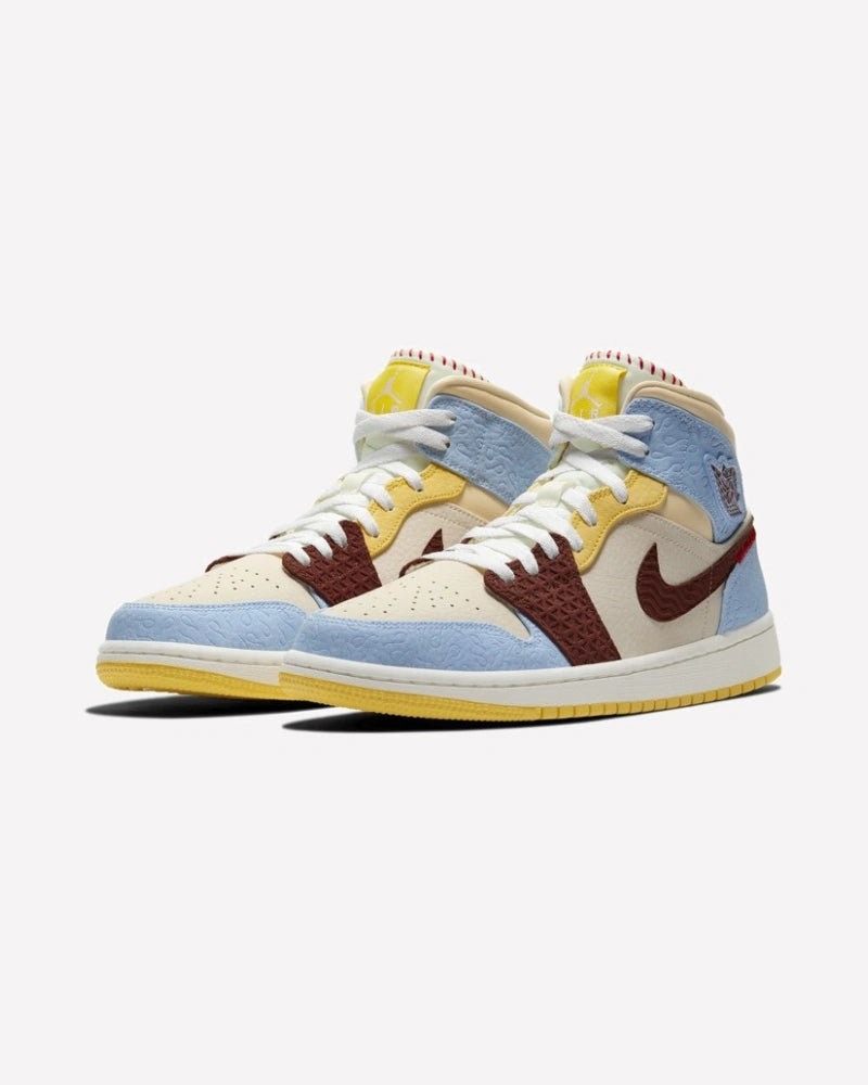 Air Jordan 1 Mid SE Fearless Maison Chateau Rouge