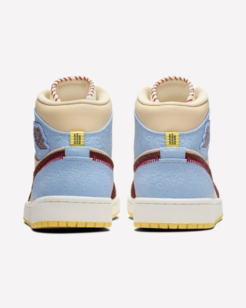 Air Jordan 1 Mid SE Fearless Maison Chateau Rouge
