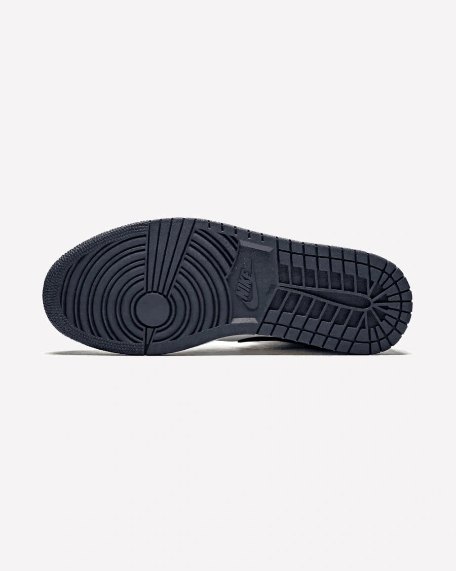 Air Jordan 1 Mid White Metallic Gold Obsidian