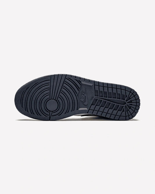 Air Jordan 1 Mid White Metallic Gold Obsidian