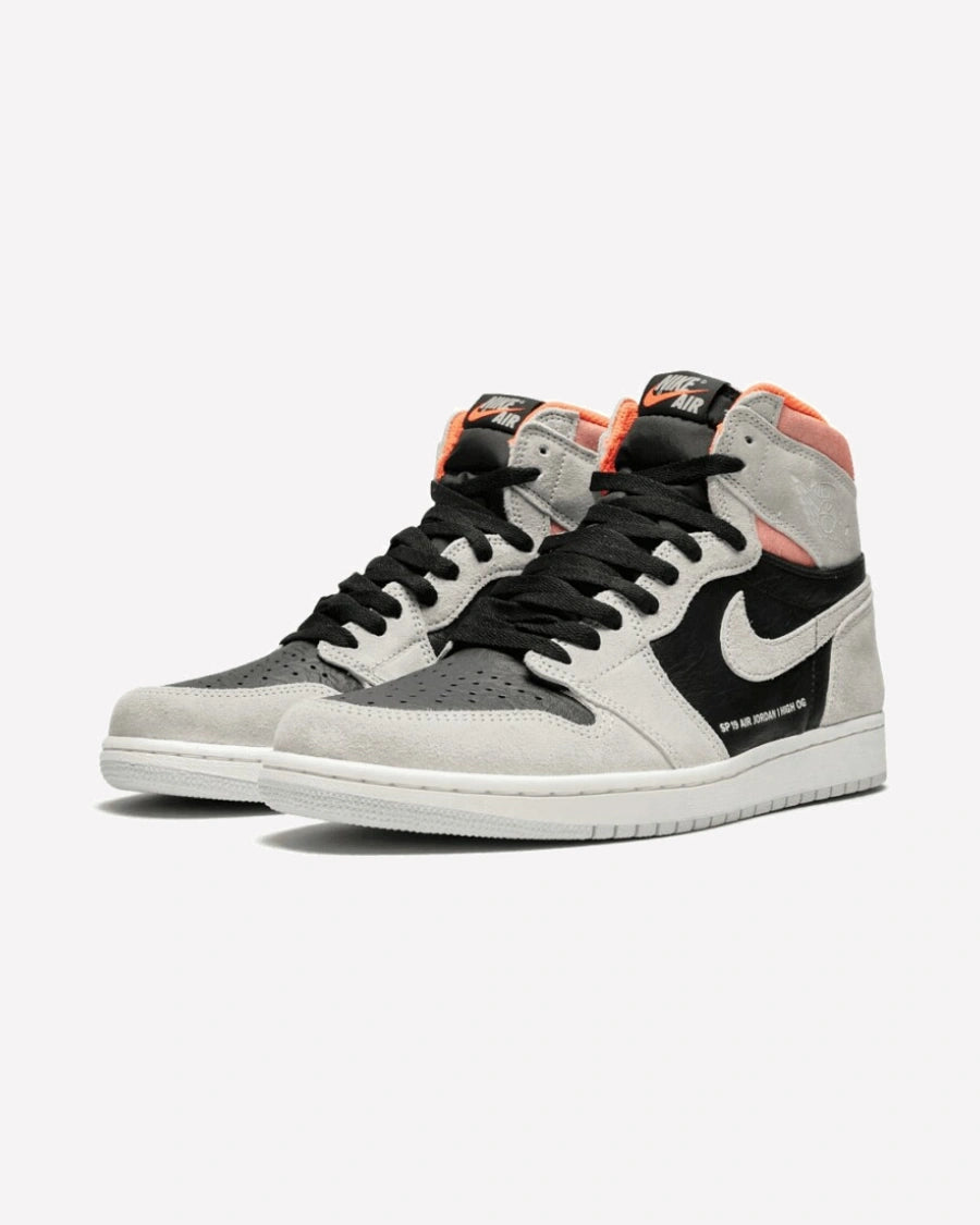 Air Jordan 1 Retro High Neutral Grey Hyper Crimson