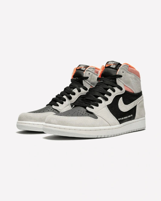 Air Jordan 1 Retro High Neutral Grey Hyper Crimson