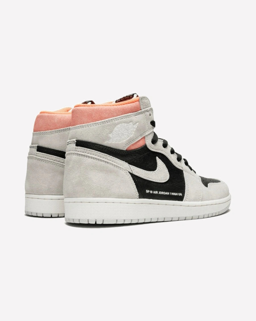 Air Jordan 1 Retro High Neutral Grey Hyper Crimson