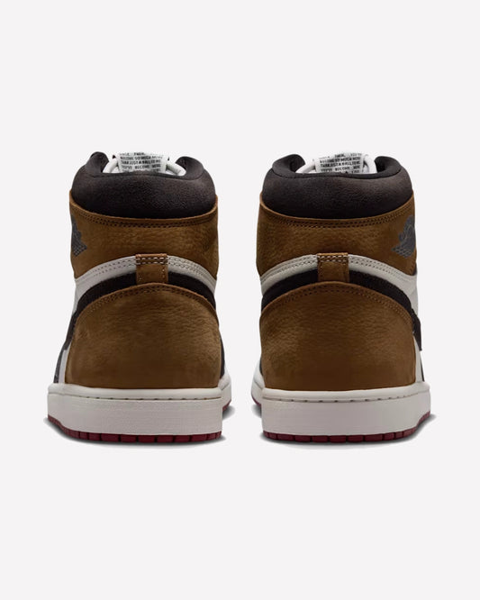 Jordan 1 Retro High OG Love Letter — detalle del talón