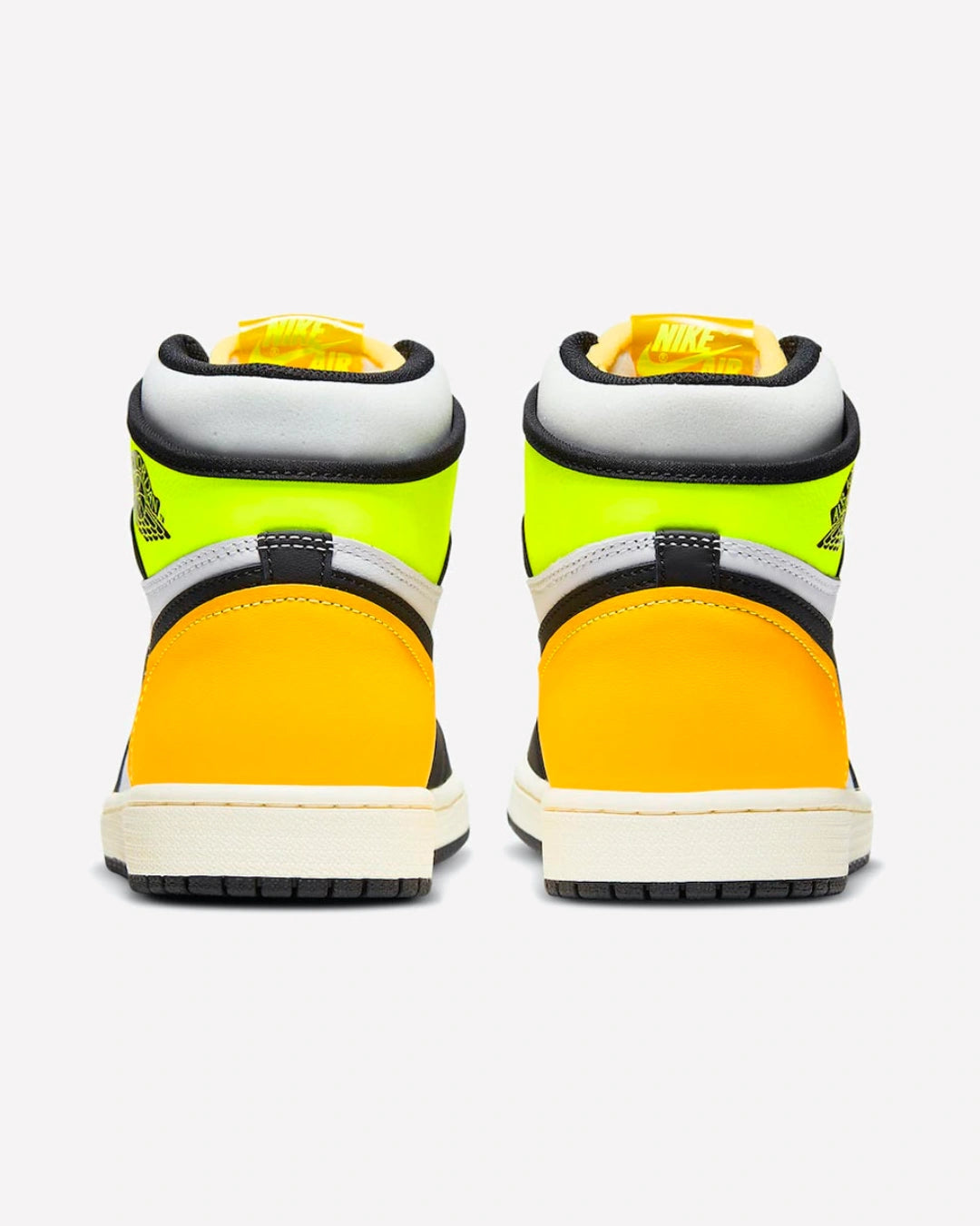Air Jordan 1 Retro High White Black Volt University Gold