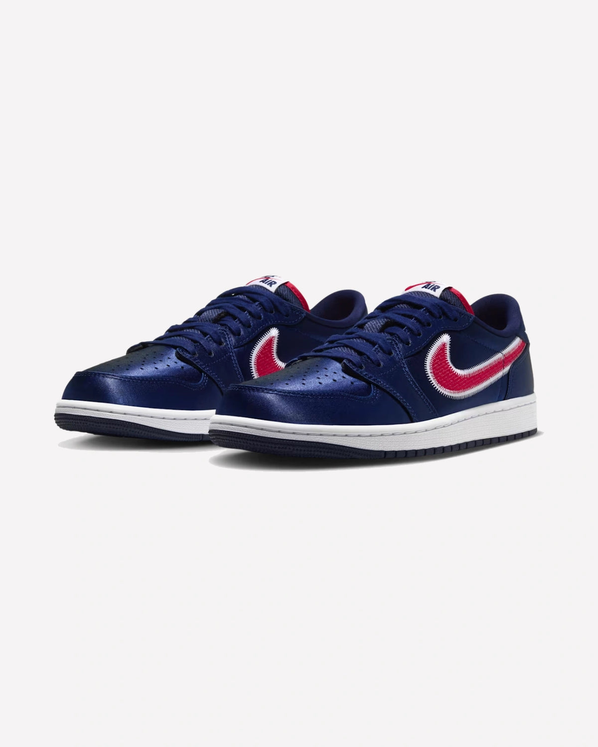 Jordan 1 Retro Low OG Howard University Bison — vista superior