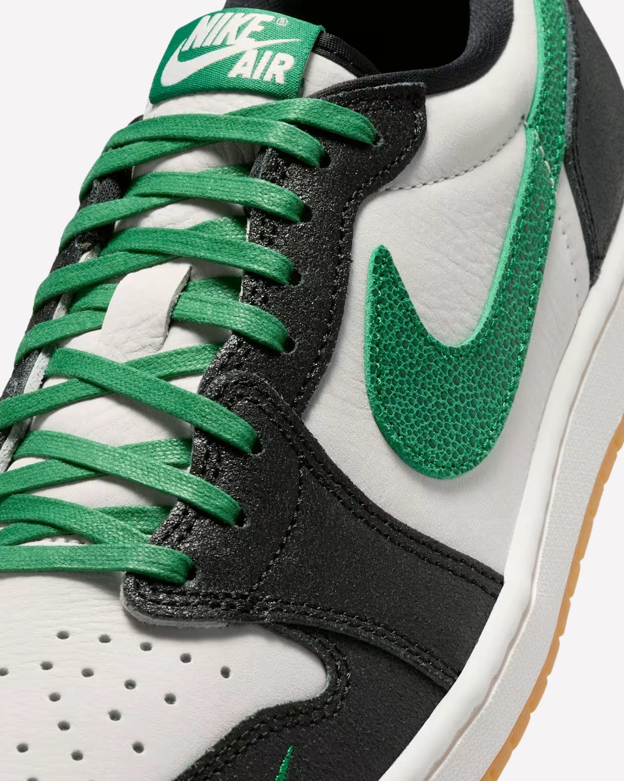 Air Jordan 1 Retro Low OG Phantom Pine Green