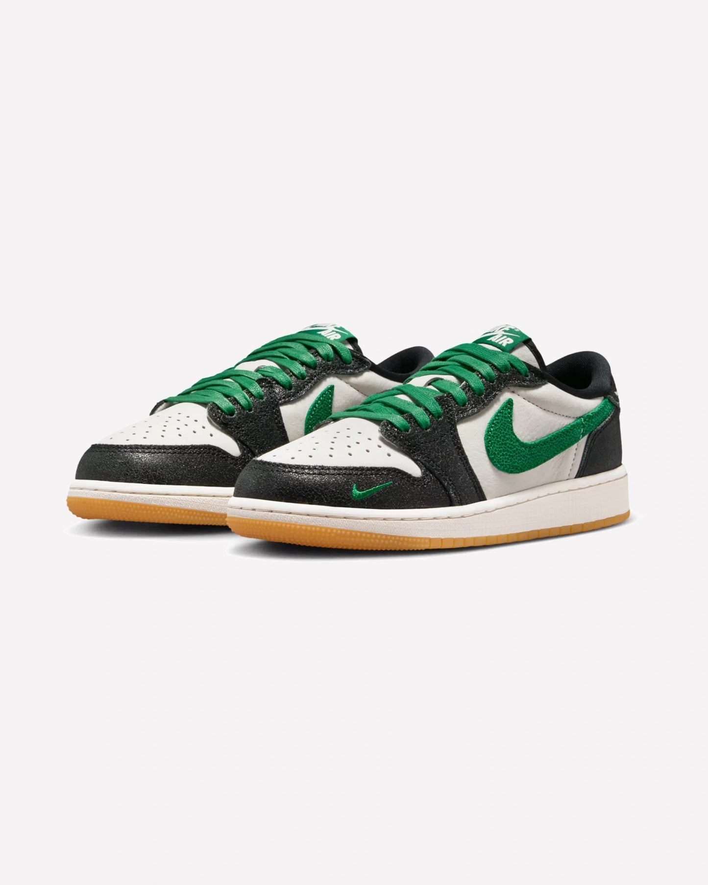 Air Jordan 1 Retro Low OG Phantom Pine Green (GS)