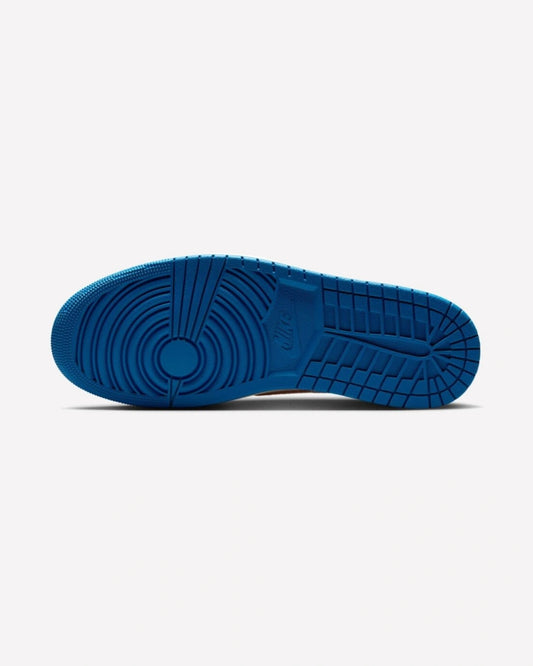 Air Jordan 1 Retro Low OG SP Fragment x Travis Scott Sail Military Blue