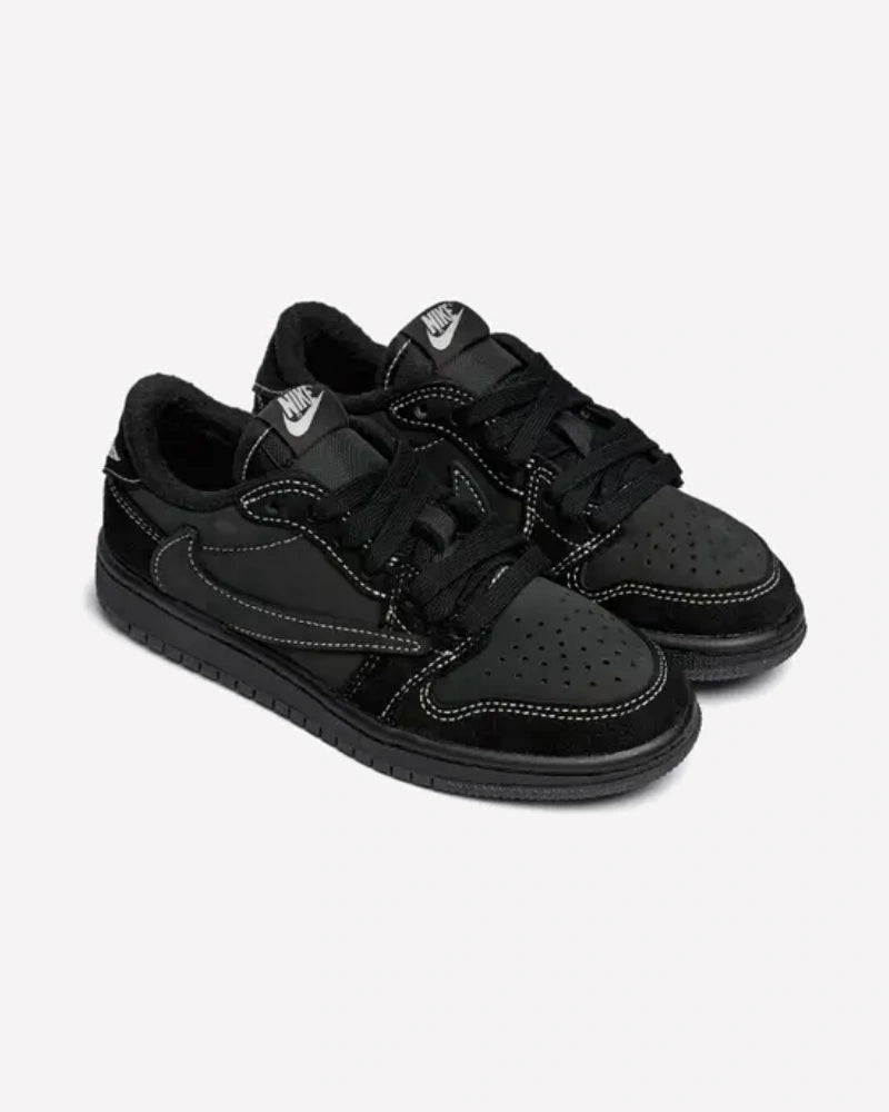 Jordan 1 Retro Low OG SP Travis Scott Black Phantom — vista de la suela