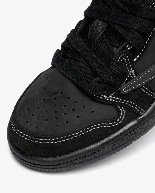 Jordan 1 Retro Low OG SP Travis Scott Black Phantom — vista superior