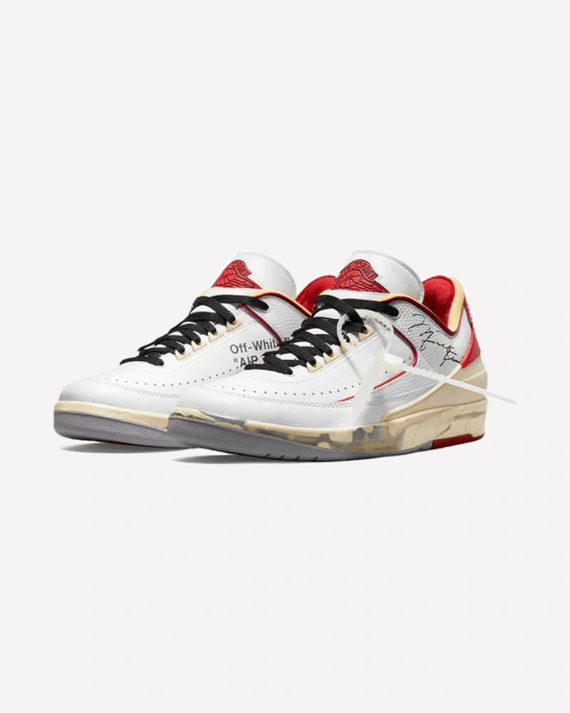 Air Jordan 2 Retro Low SP Off-White White Red
