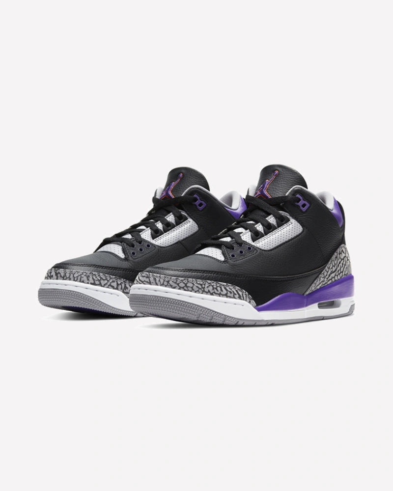 Air Jordan 3 Retro Black Court Purple