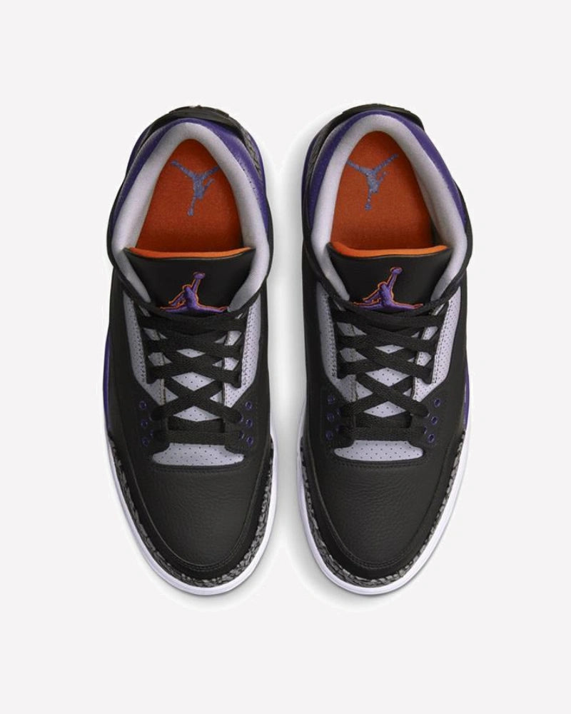Air Jordan 3 Retro Black Court Purple