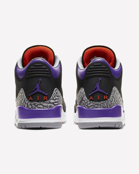 Air Jordan 3 Retro Black Court Purple