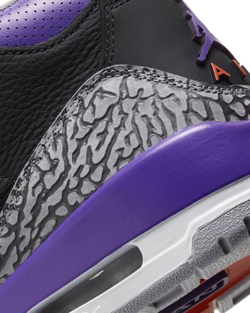 Air Jordan 3 Retro Black Court Purple
