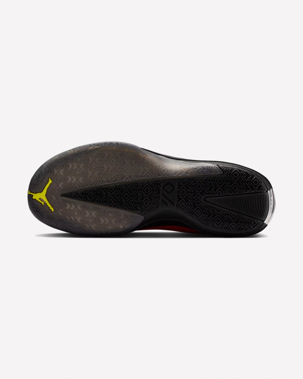 Jordan 40-14 Ferrari — detalle del escudo Jumpman