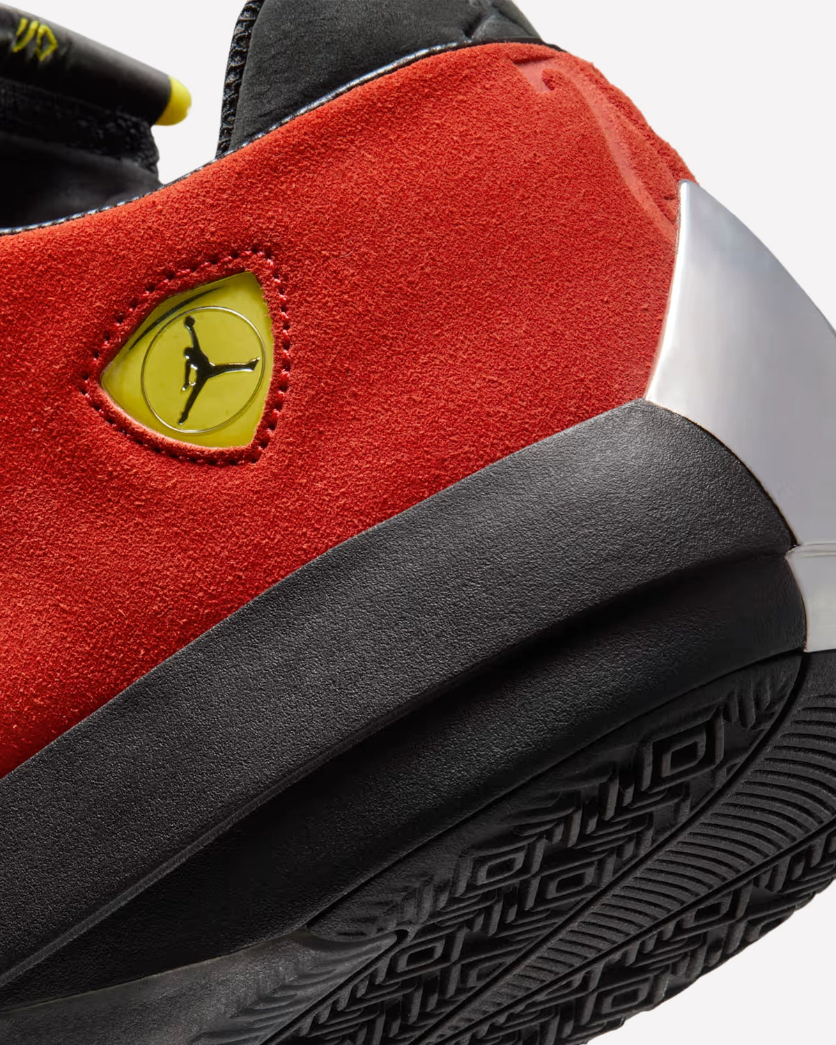 Jordan 40-14 Ferrari — detalle del upper de ante