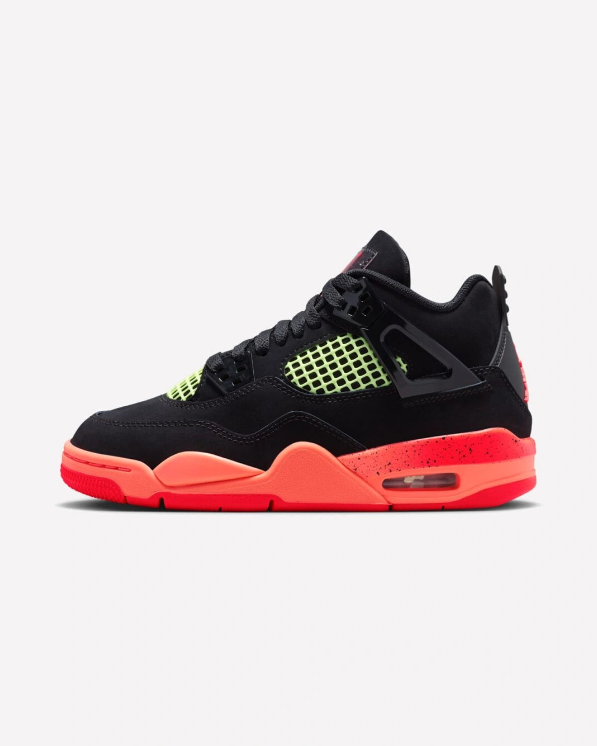Air Jordan 4 Retro Black Infrared Barely Volt (GS)